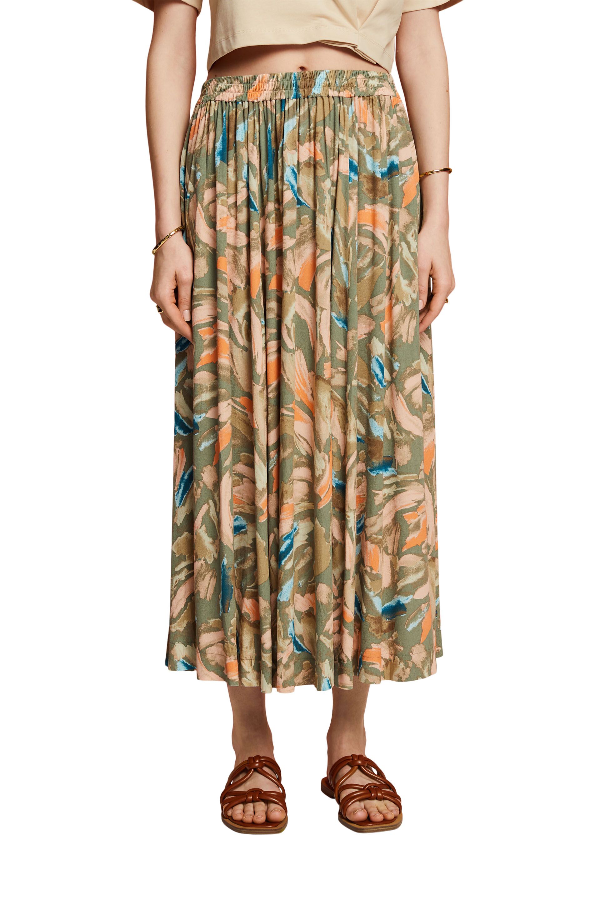 Women Skirts light woven maxi