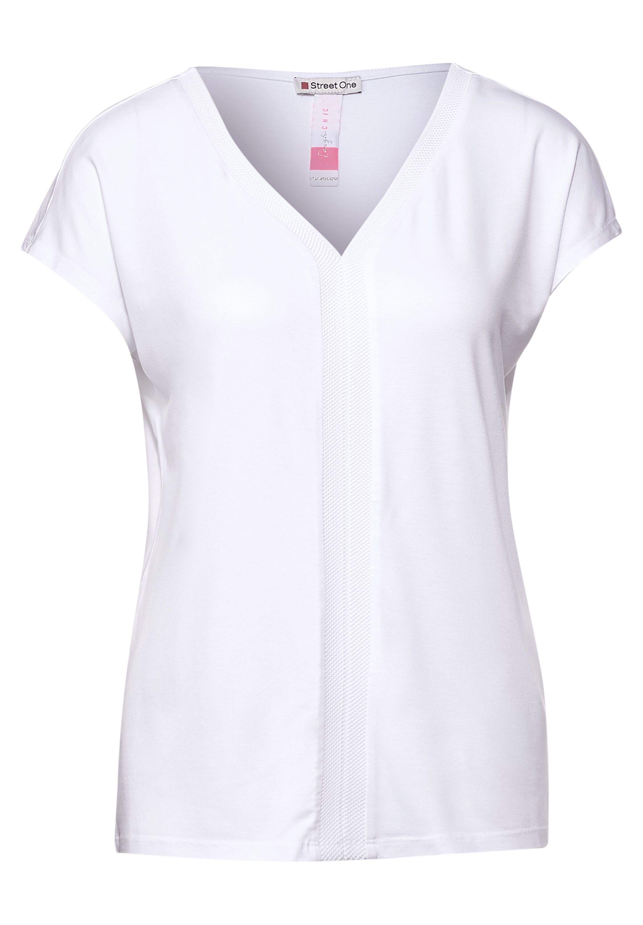 T-Shirt mit V-Ausschnitt