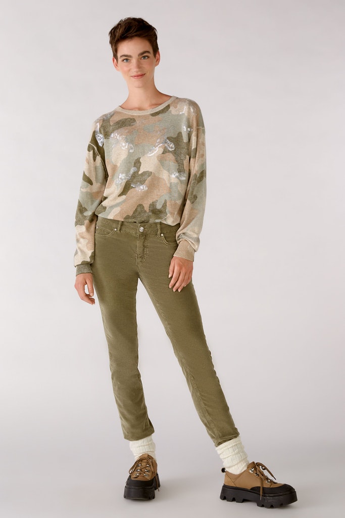 Sweatshirt mit Camouflage-Muster