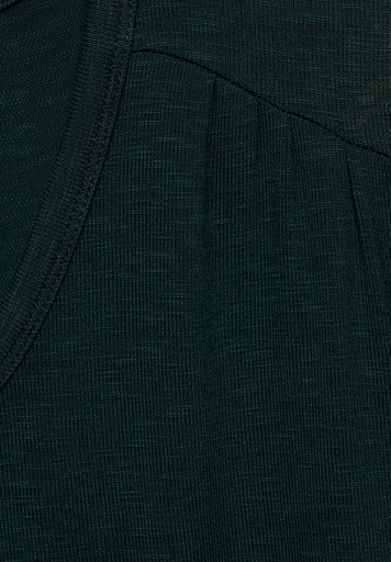 Shirt mit gerafften Schulter