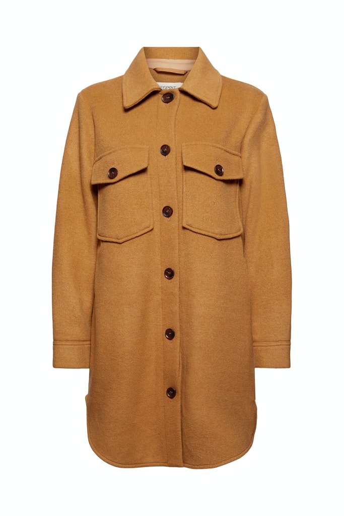 Hemdjacke aus Woll-Mix