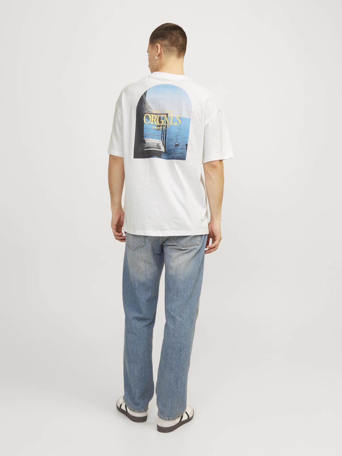 JORNOTO TYPE PHOTO TEE SS CREW NECK LN