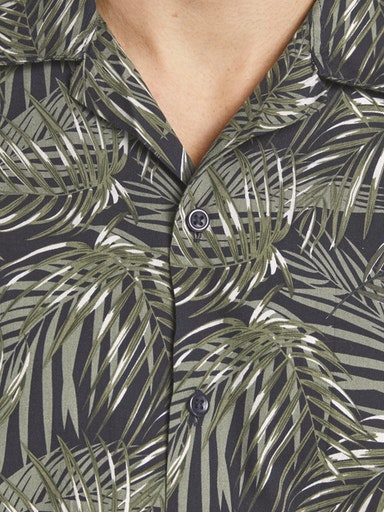 JPRBLALEAF RESORT SHIRT S/S LTN