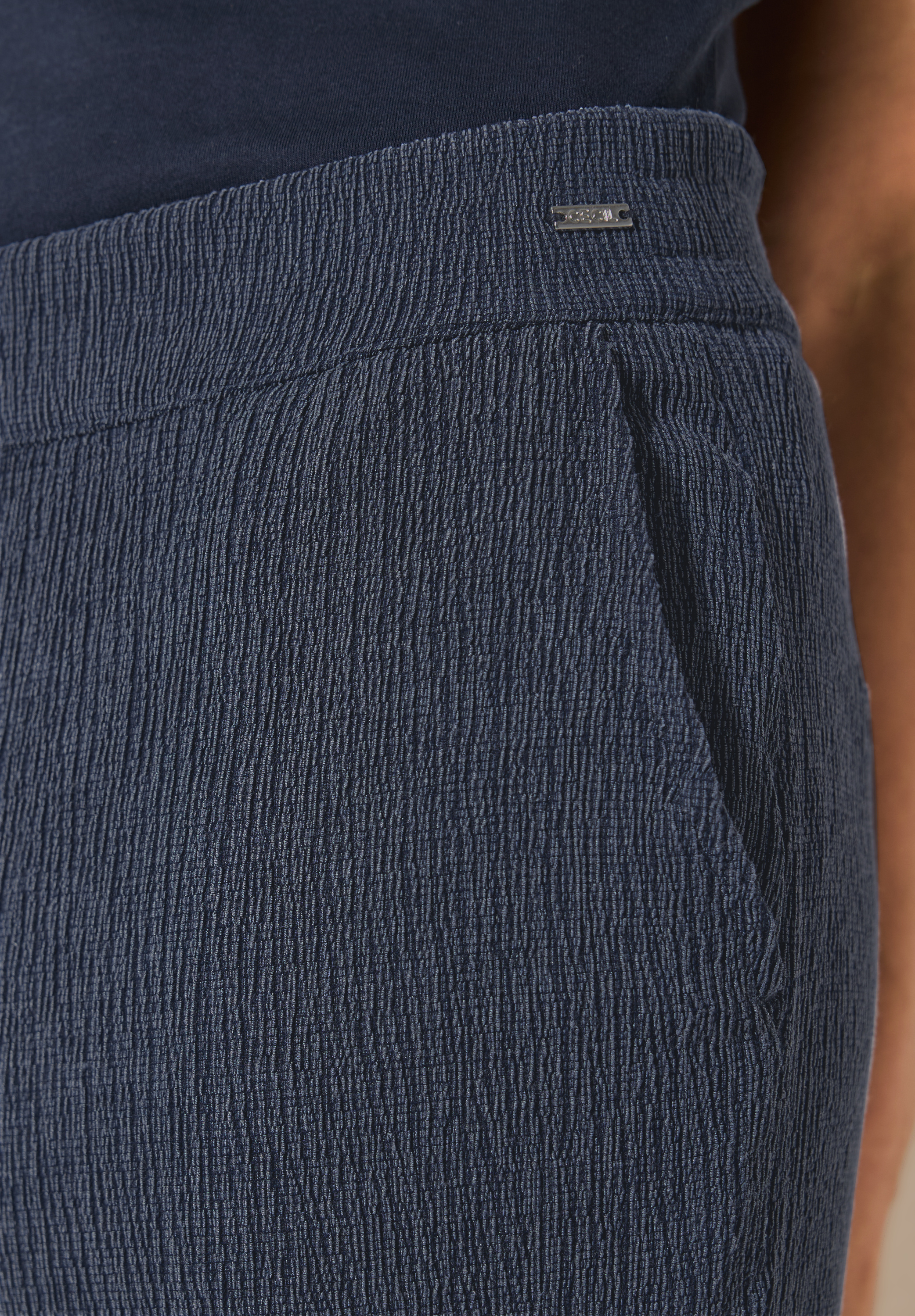 Wide Leg Strukturhose