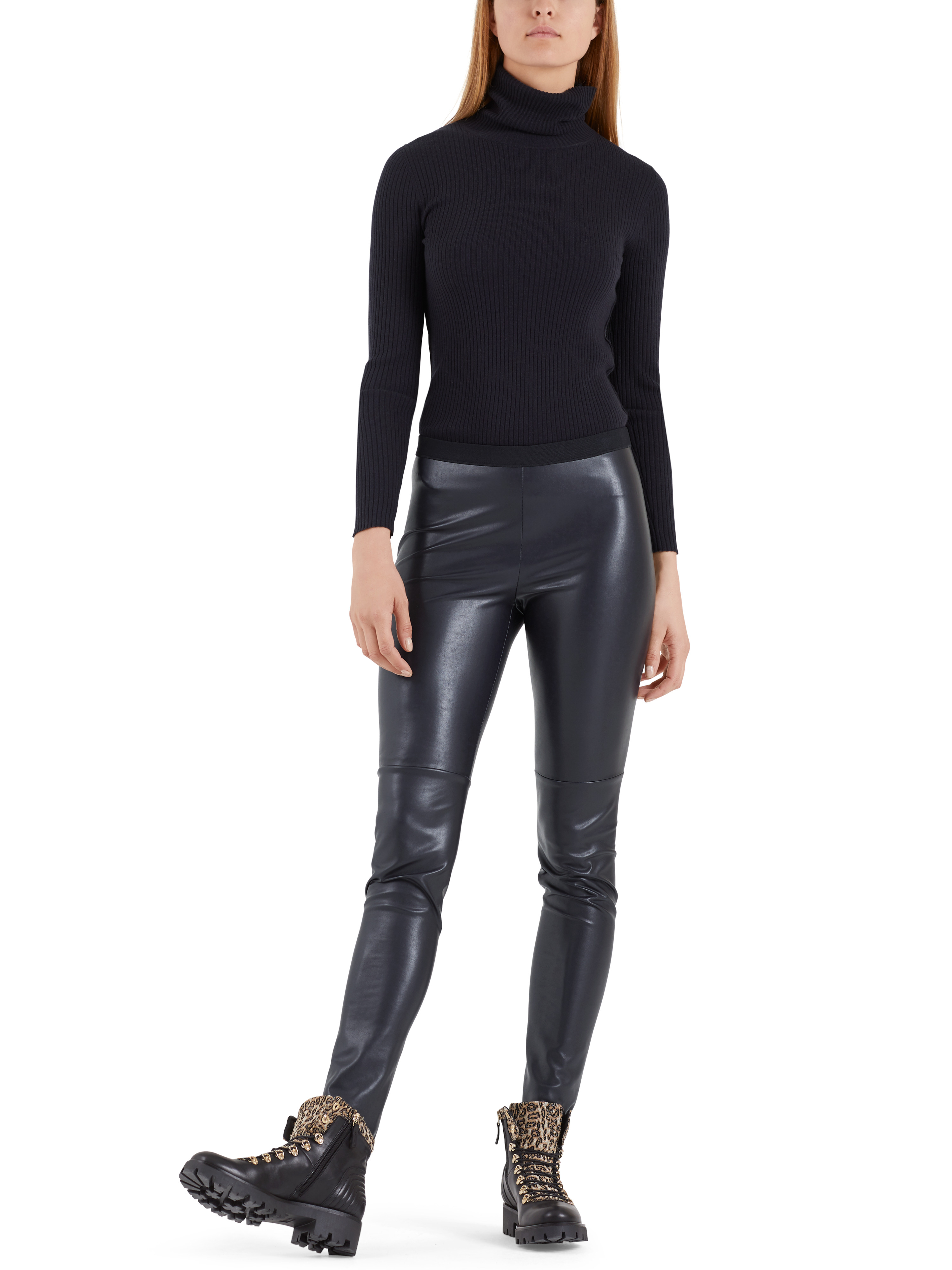 Leggings aus Kunstleder