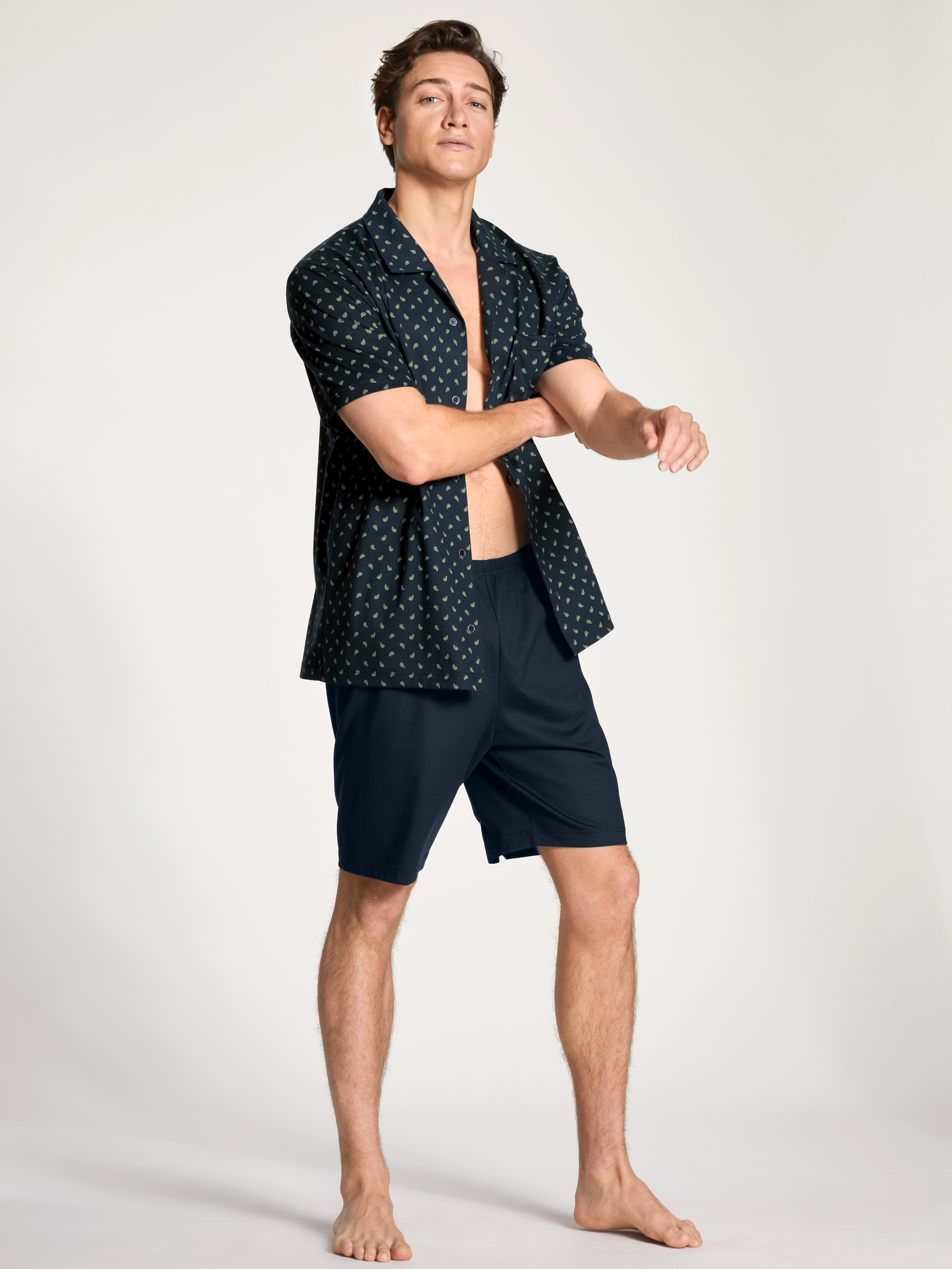 HERREN Pyjama kurz