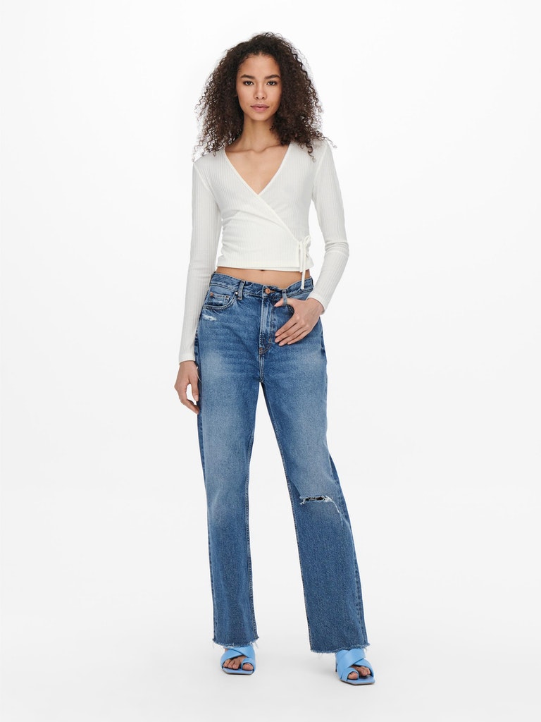 ONLEMMA L/S TIE WRAP TOP NOOS