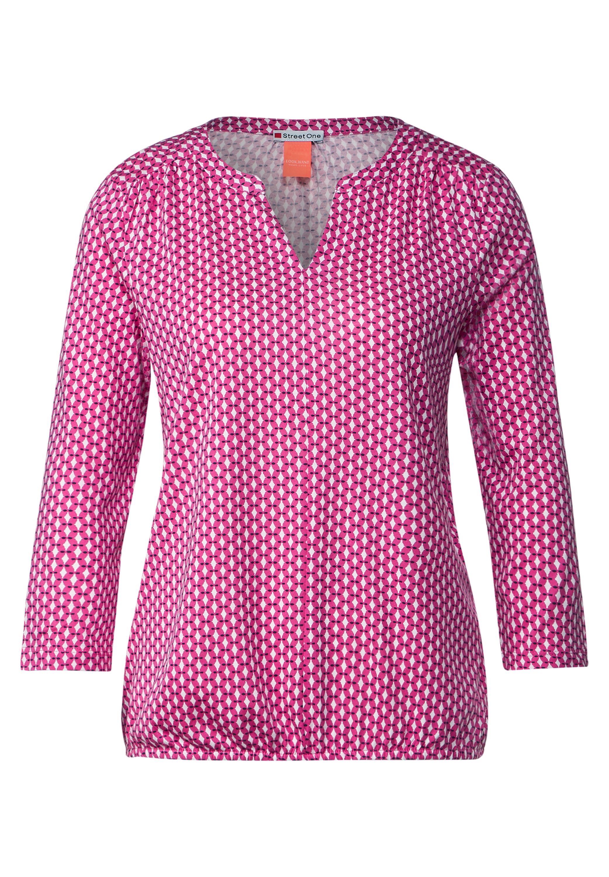 Jersey Shirt mit Print