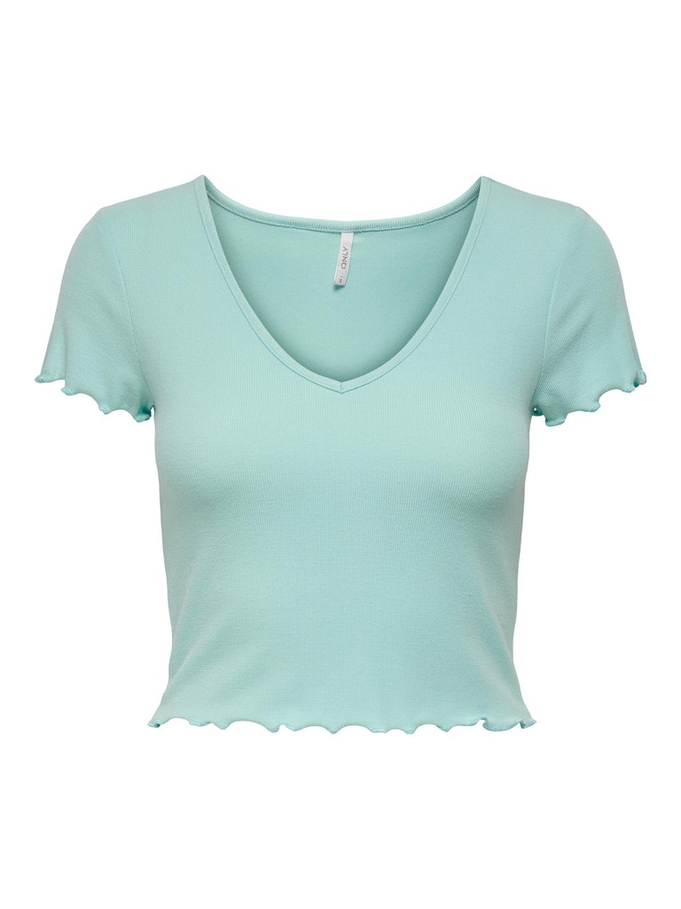 ONLKIKA S/S V-NECK TOP JRS