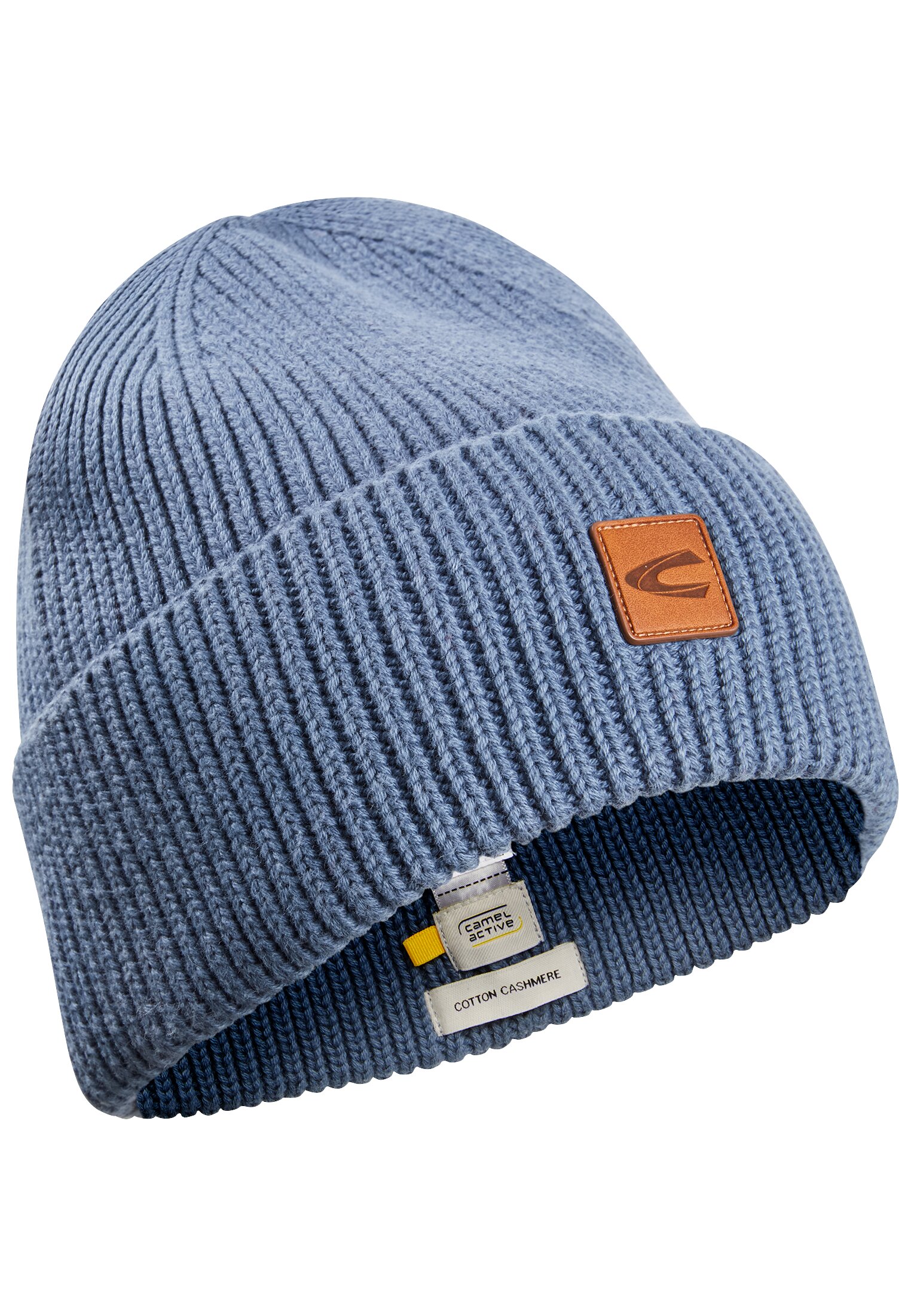 Beanie aus einem Baumwoll-Kaschmir-Mix
