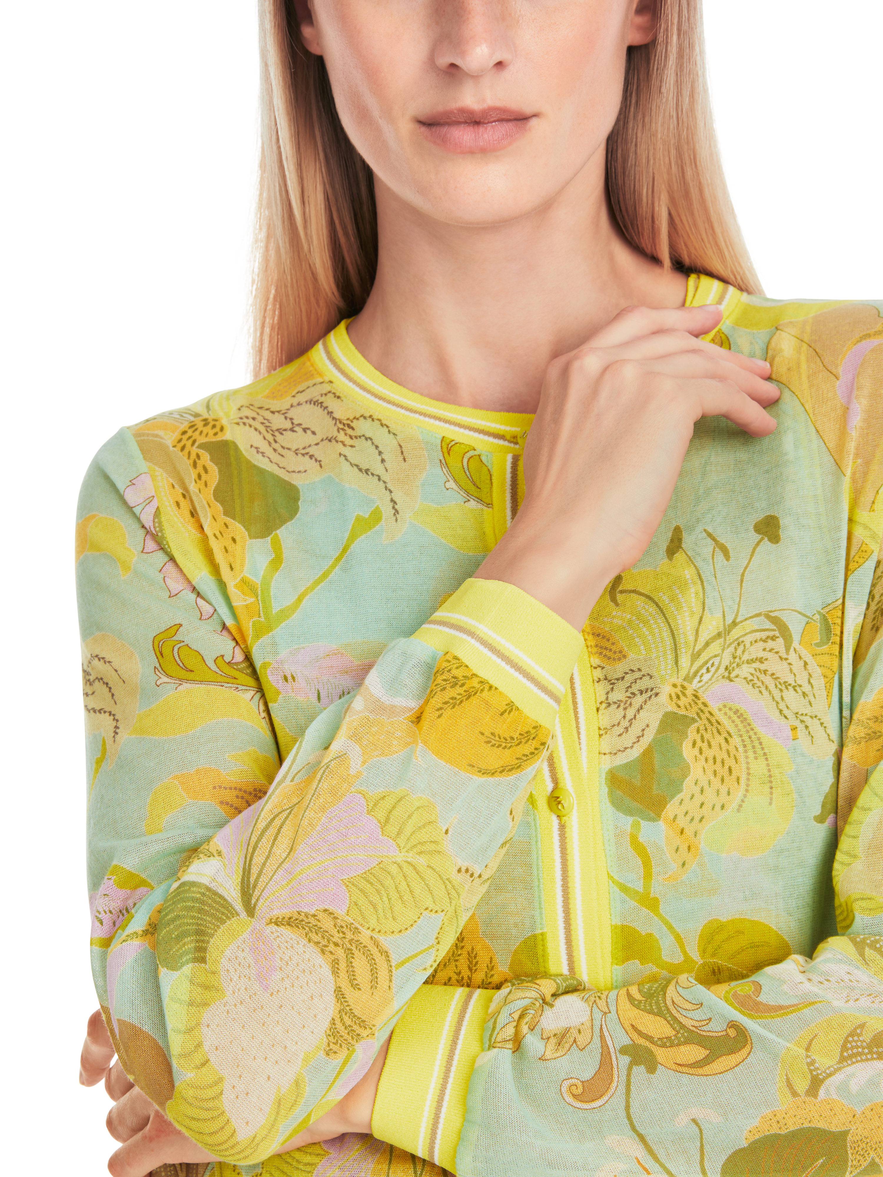 Bedruckter Cardigan - Knitted in Germany