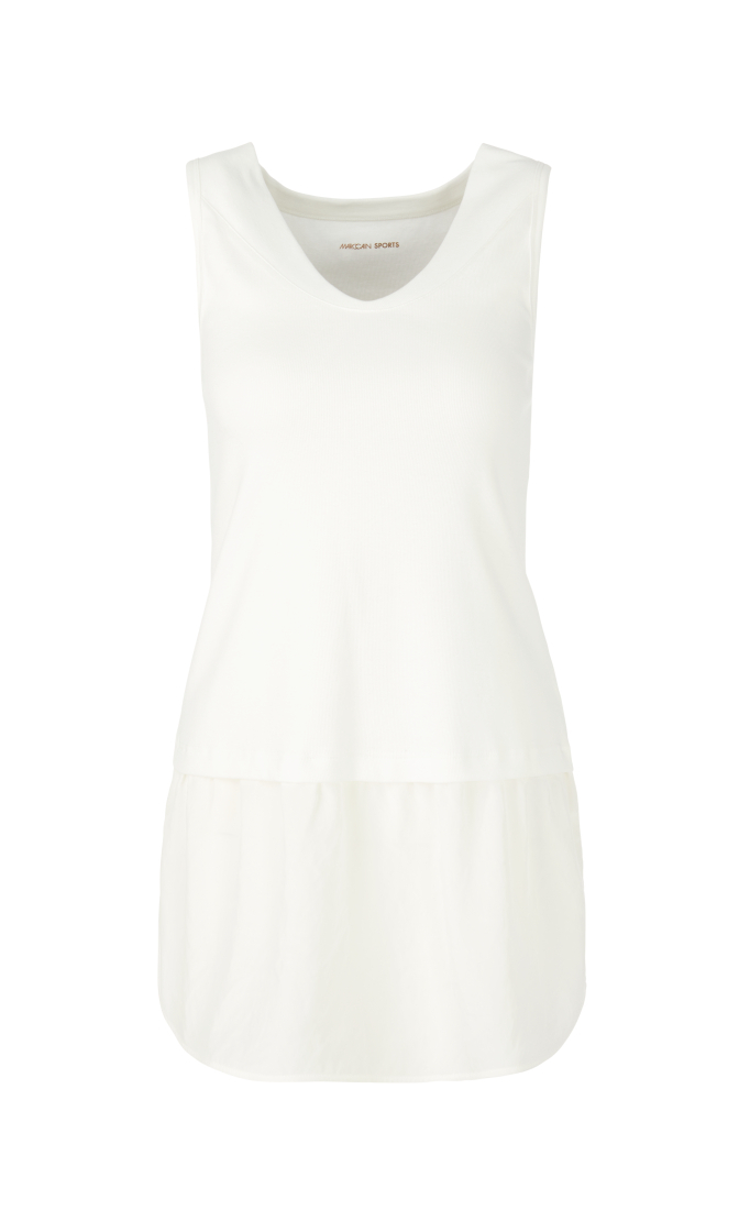 Longtop aus Materialmix
