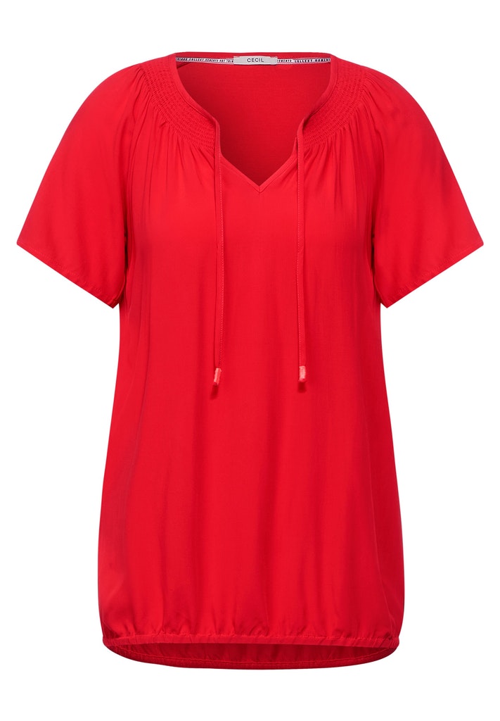Bluse mit Smok Details