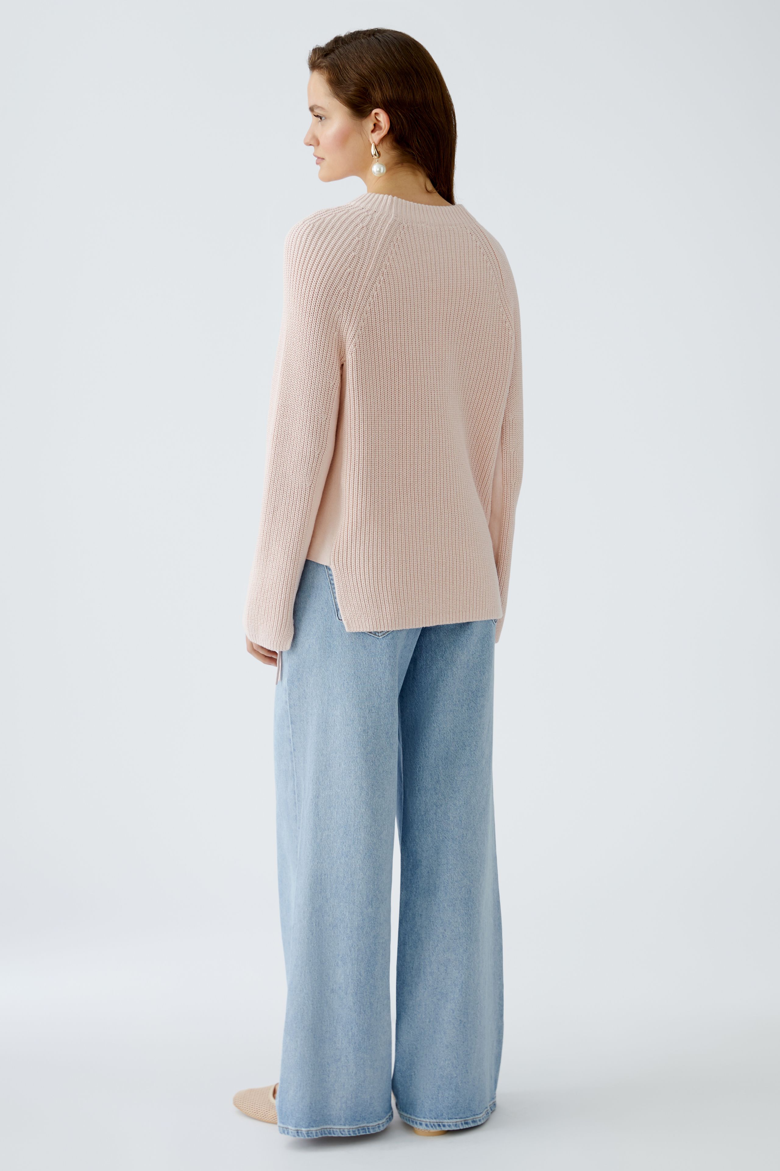 RUBI Pullover mit Reißverschluss, in reiner Baumwolle