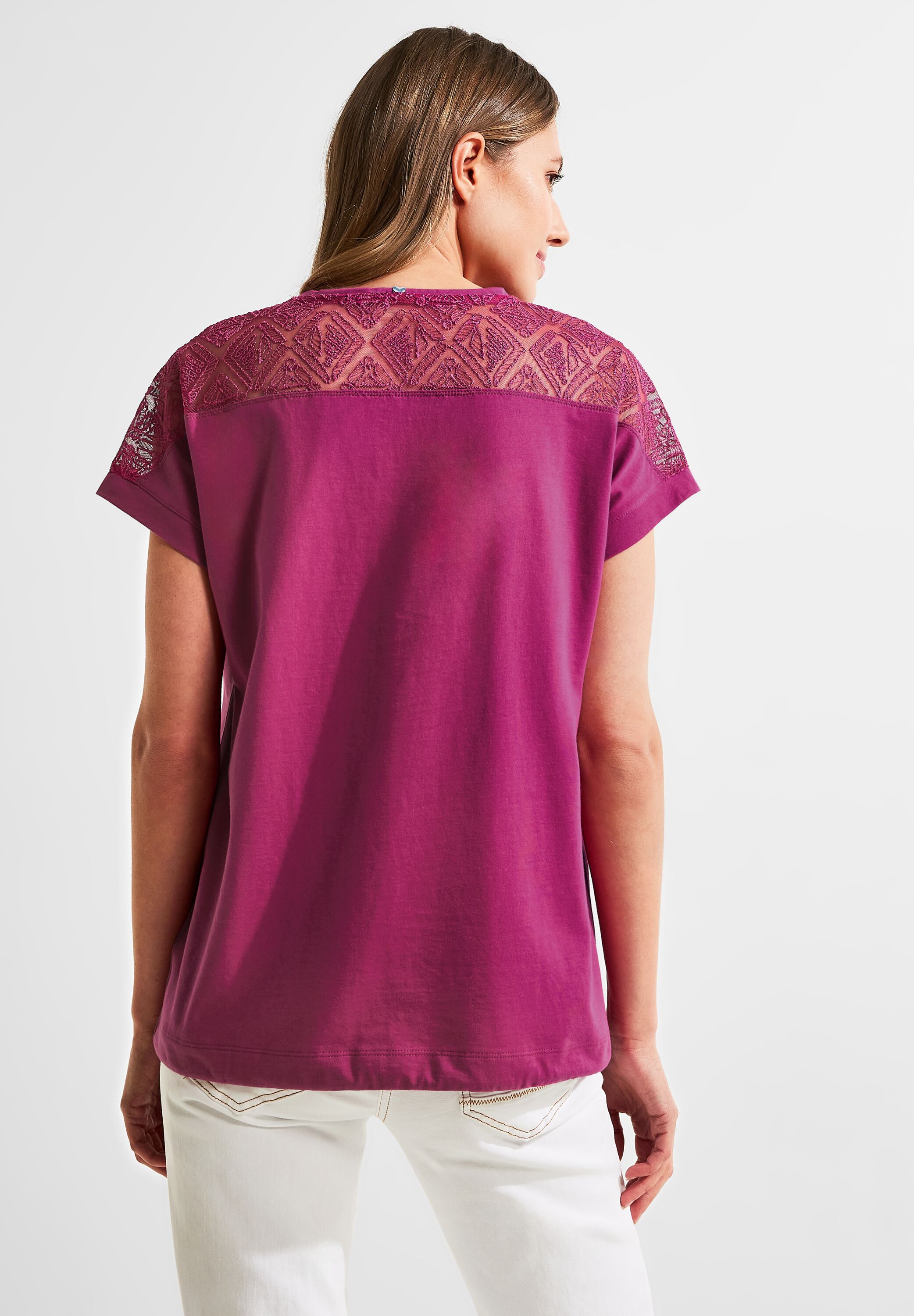 Spitzendetail Shirt