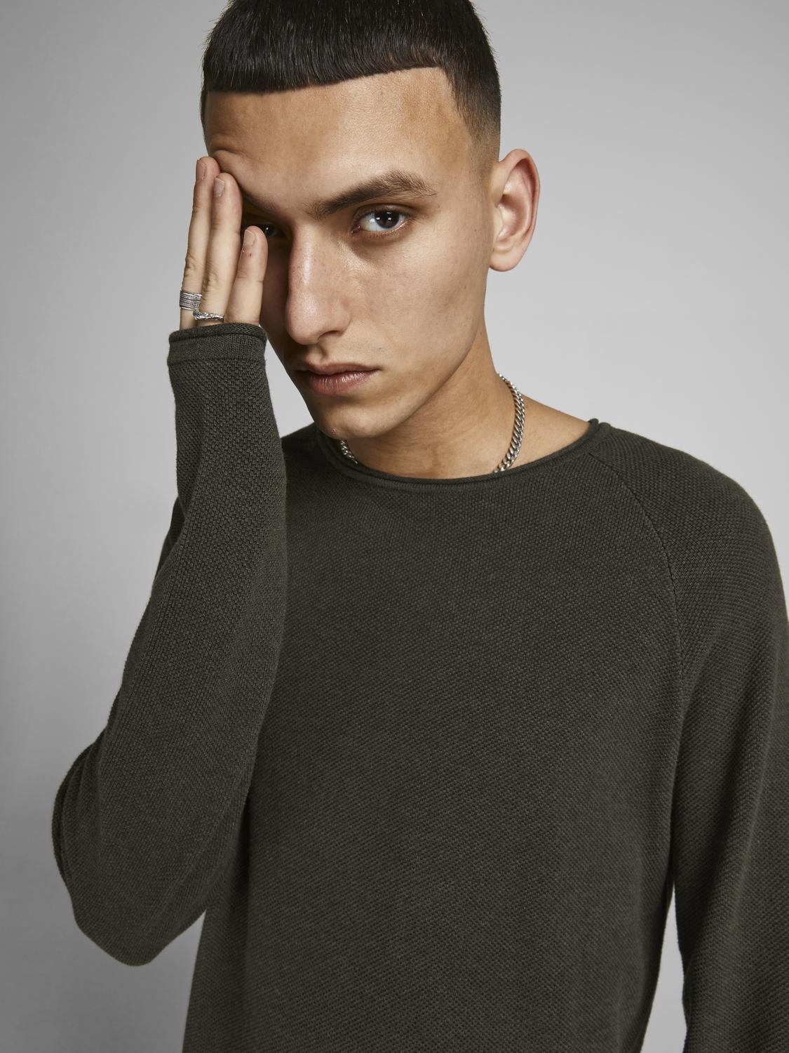 JJEHILL KNIT CREW NECK NOOS