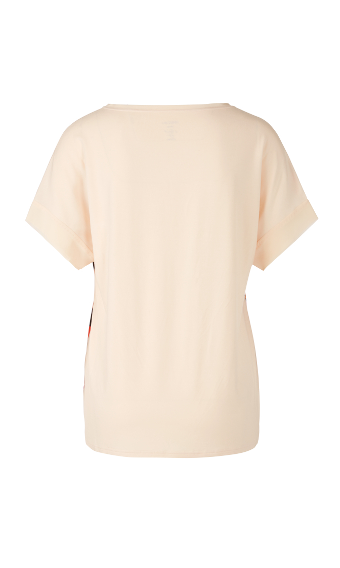 Bedrucktes Blusenshirt mit Seide