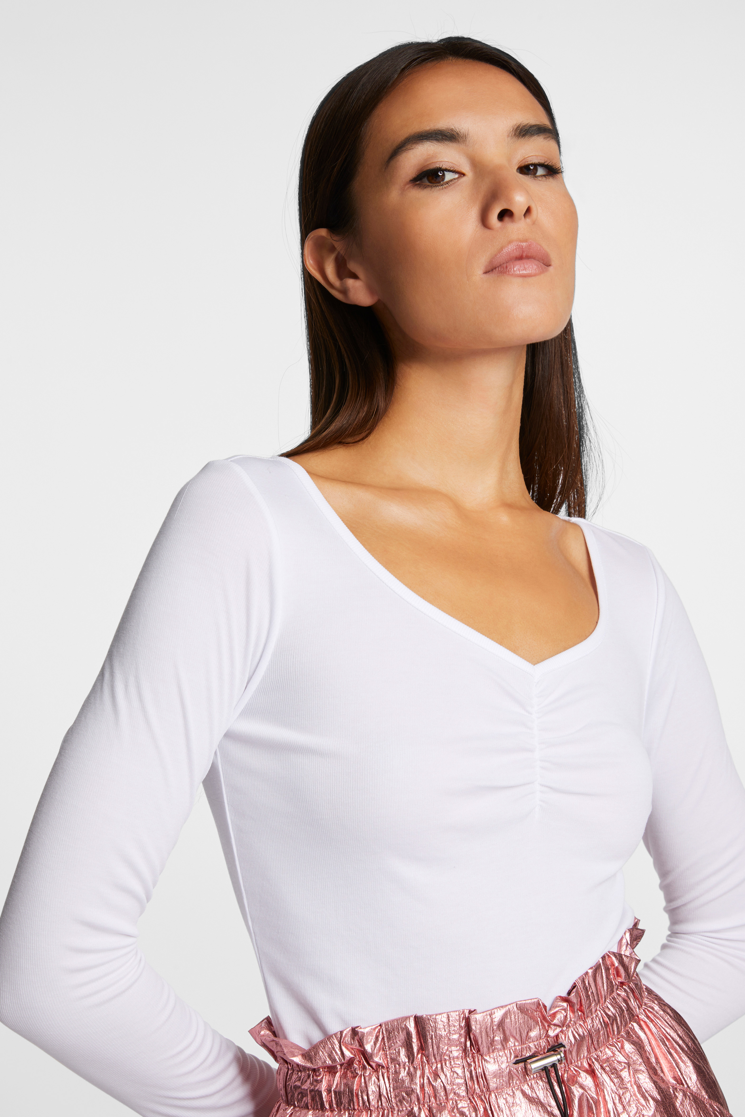 Longsleeve with gathering