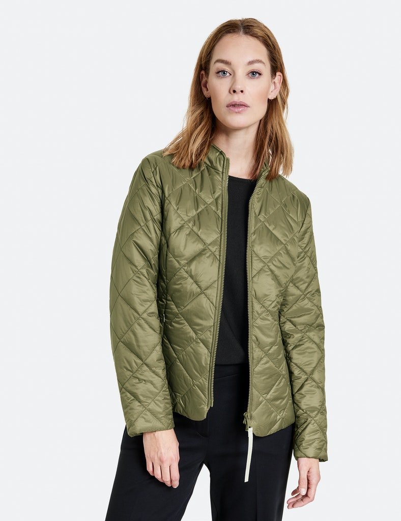 Jacke mit Rautenstepp