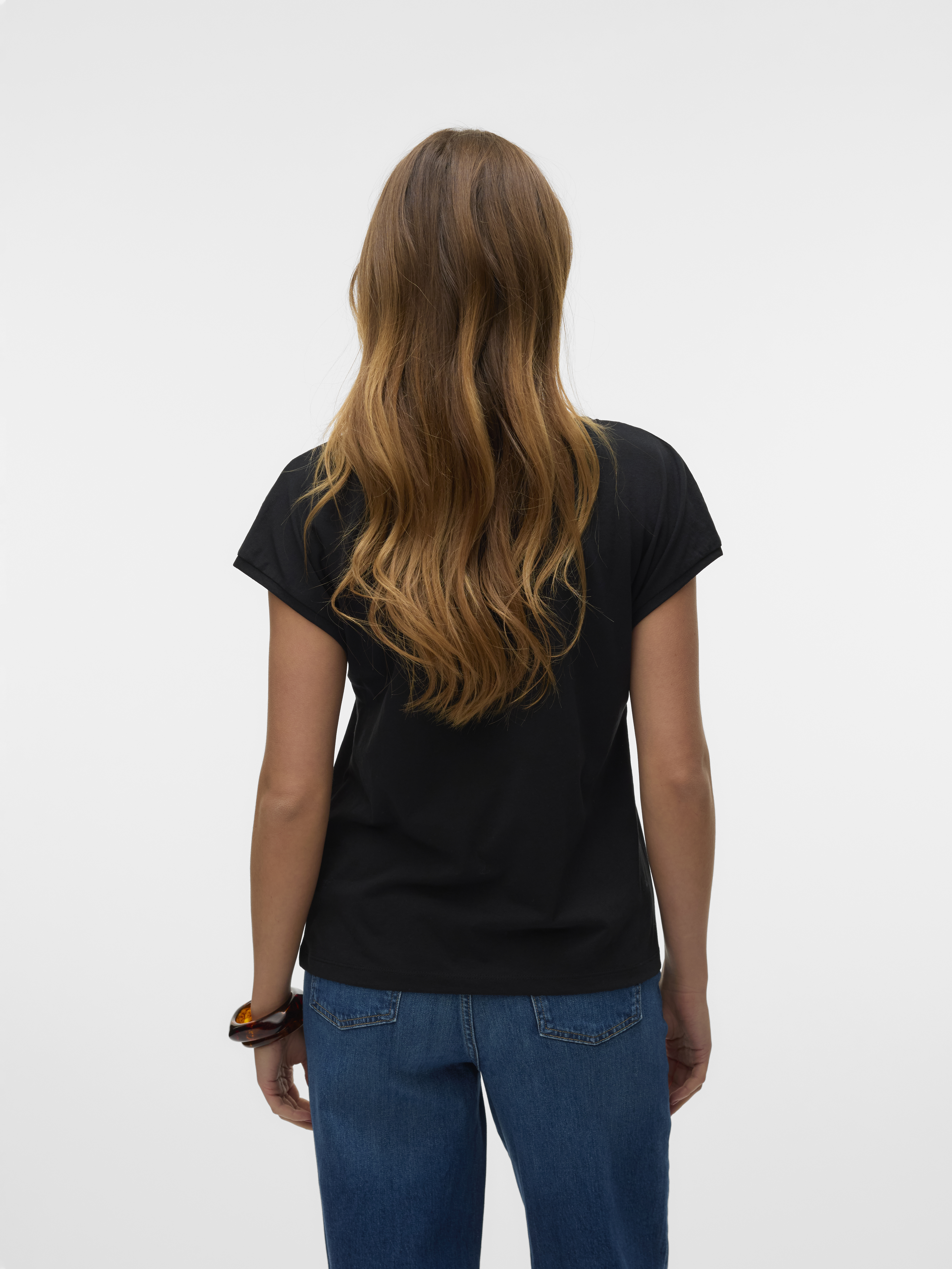 VMLUNA SS V-NECK TEE JRS NOOS