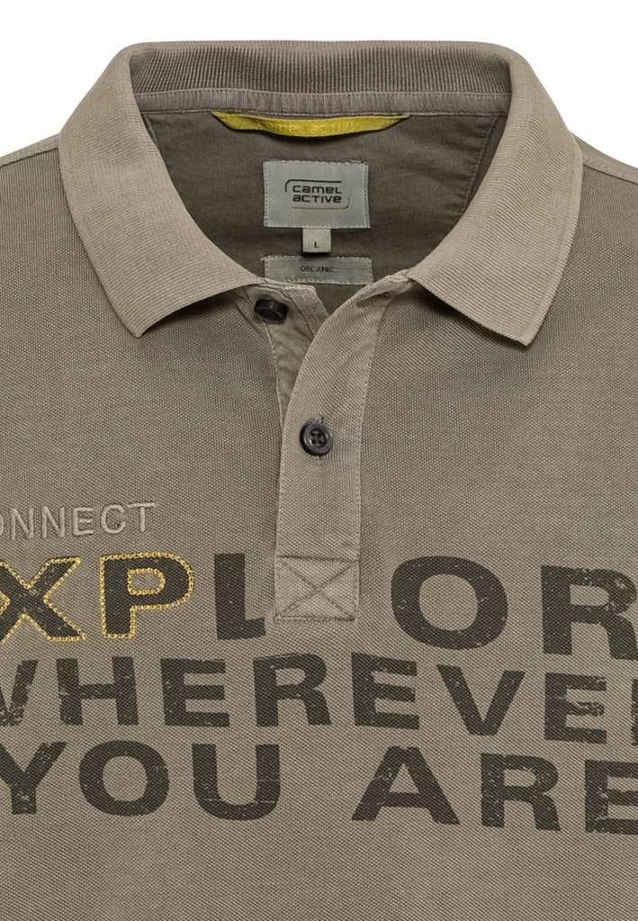 Kurzarm Poloshirt aus Baumwolle