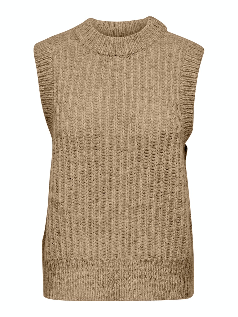 ONLSCALA S/L O-NECK VEST KNT