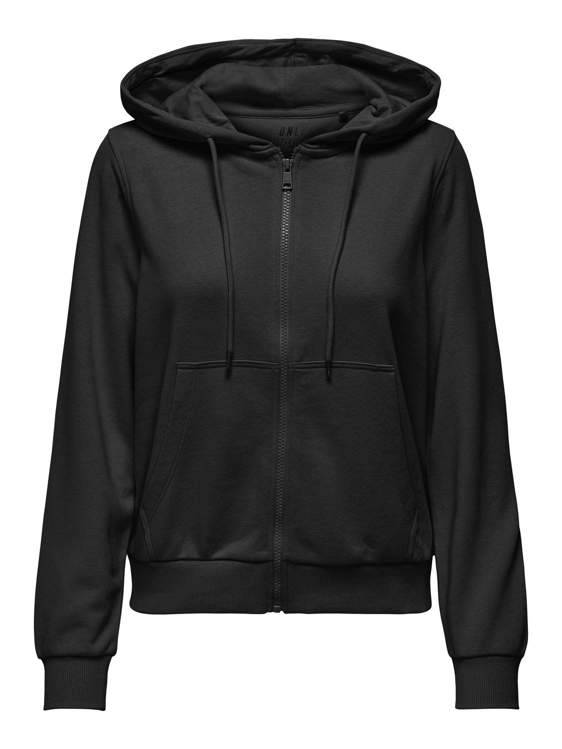 ONLBELLA L/S REG ZIP HOOD UB CC SWT