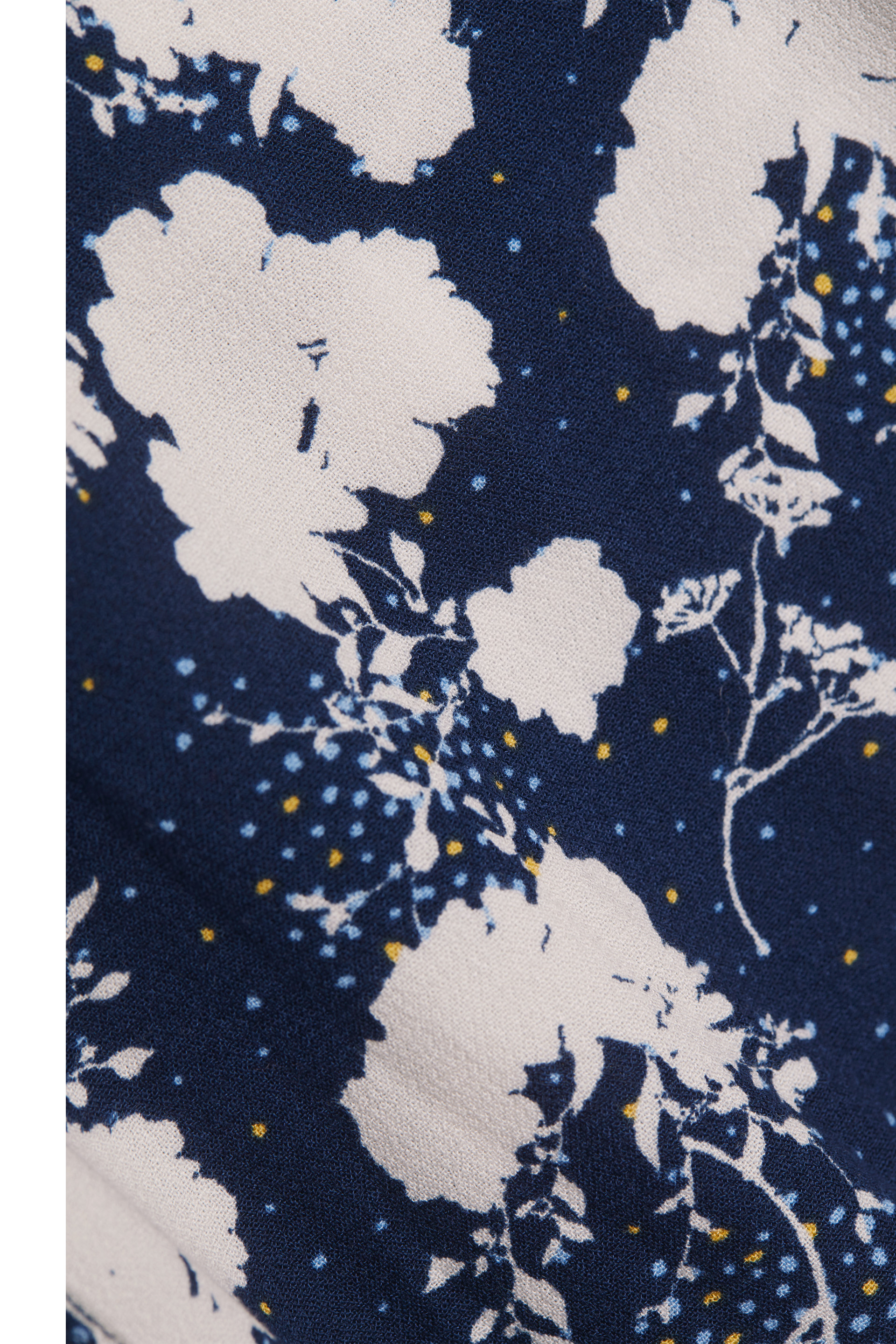 Hemdblusenkleid mit mordernem Blumen-Print