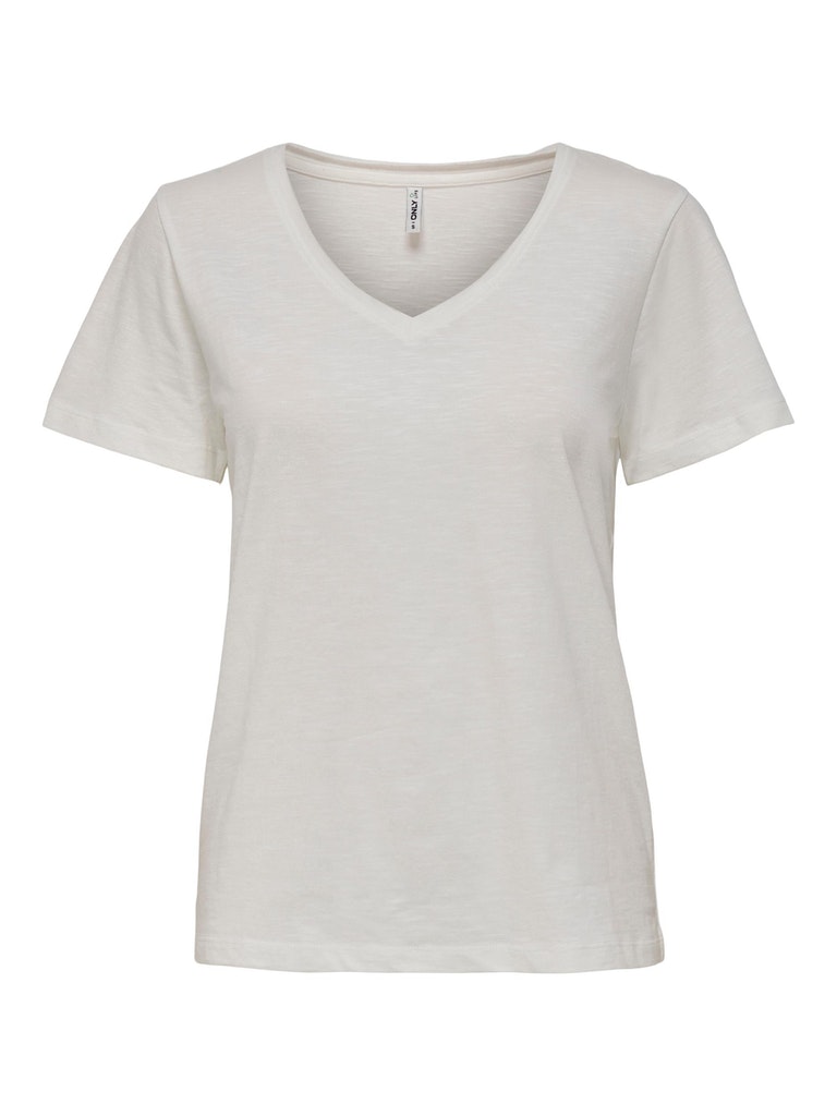 ONLLILLU S/S V-NECK TOP JRS