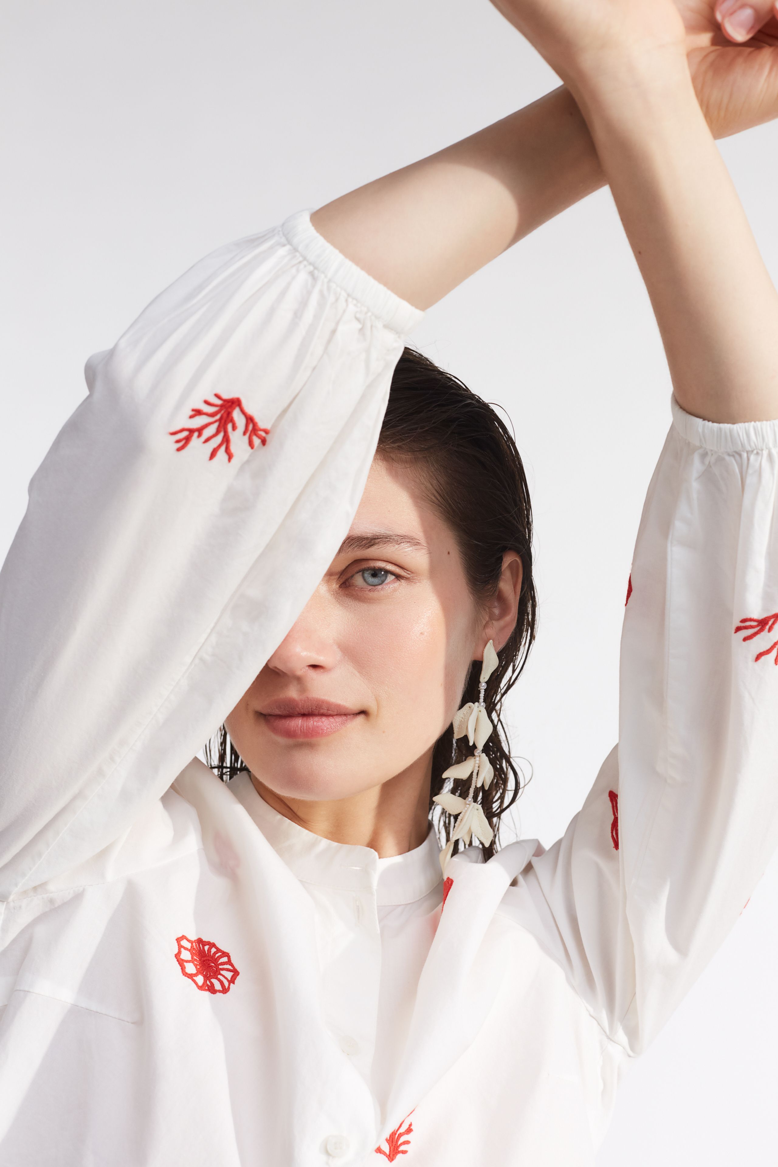 Bluse reine Baumwolle