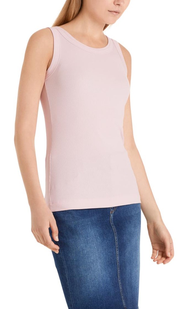 Tank Top aus Ripp-Jersey