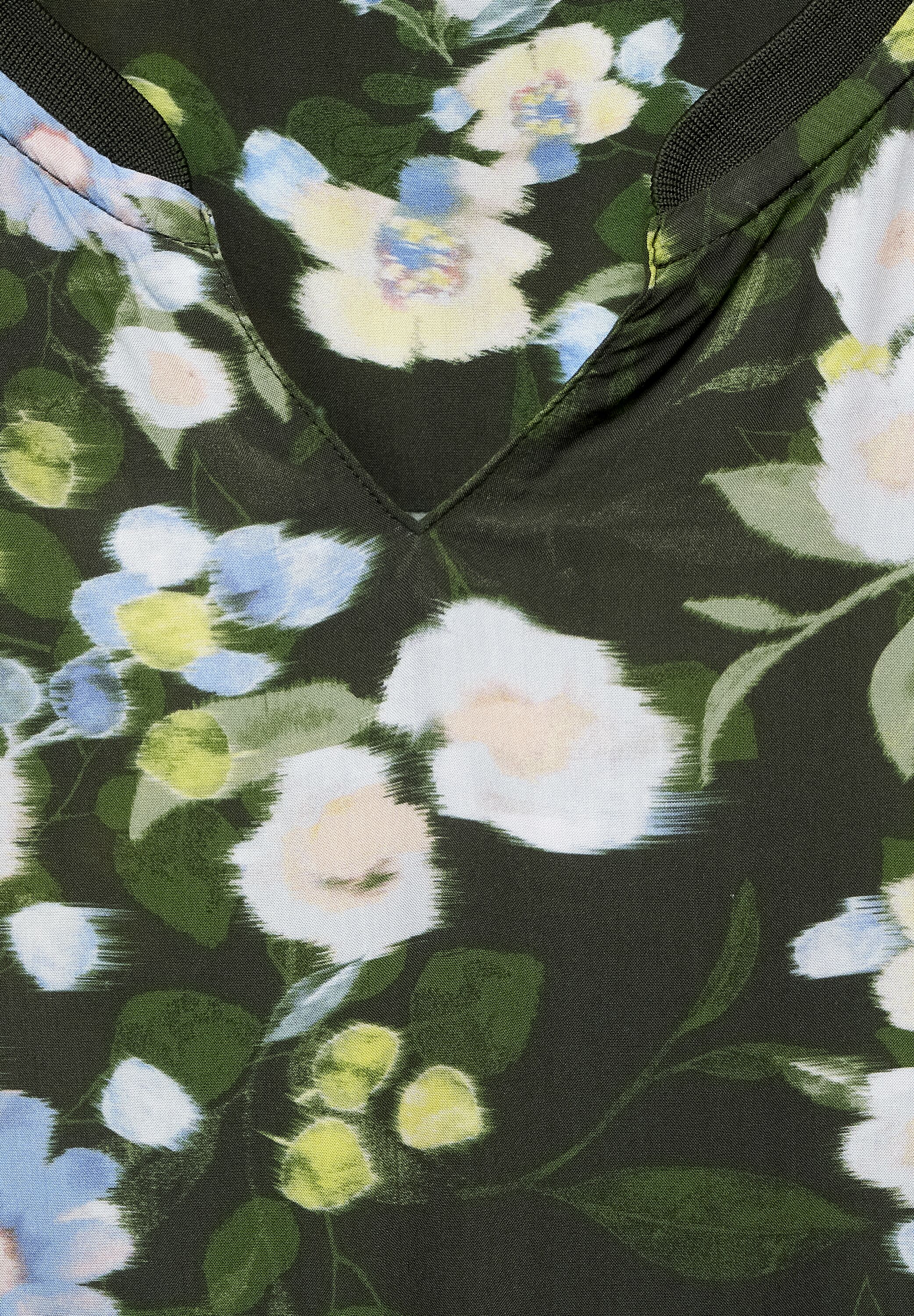 Midi Kleid mit Blumen Print