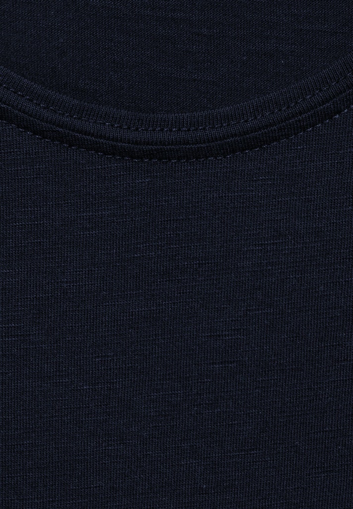 T-Shirt in Unifarbe