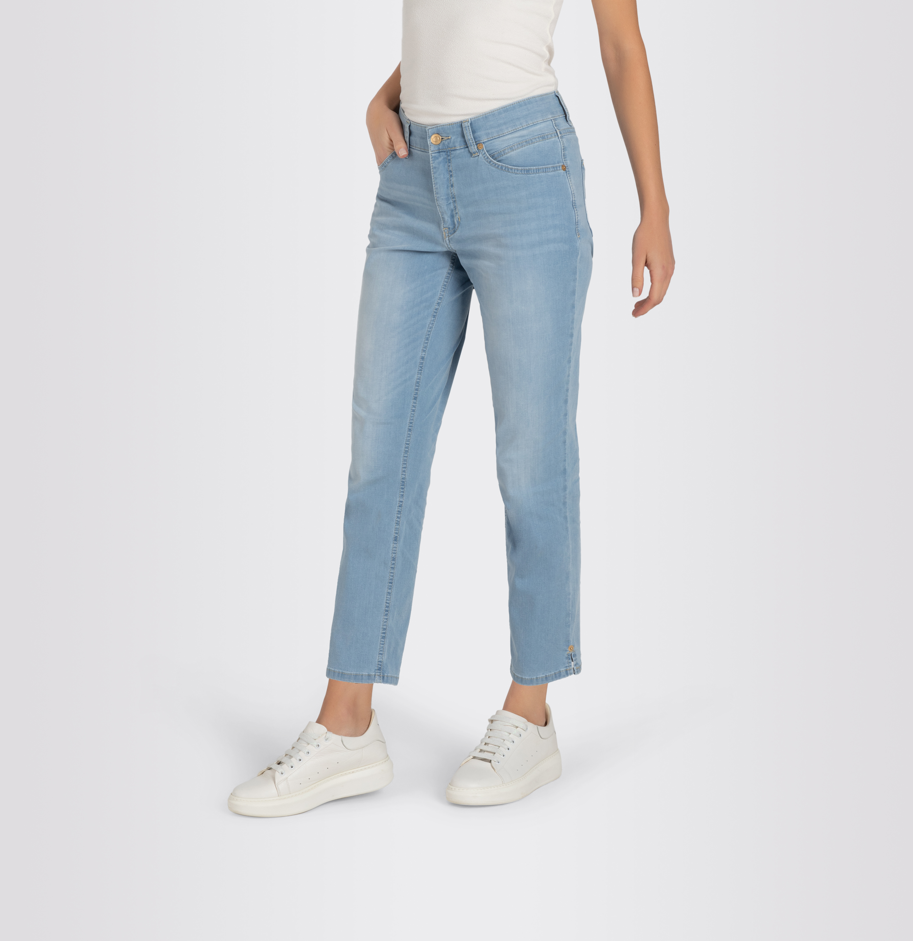 MAC JEANS - MELANIE 7/8, Super soft summer denim