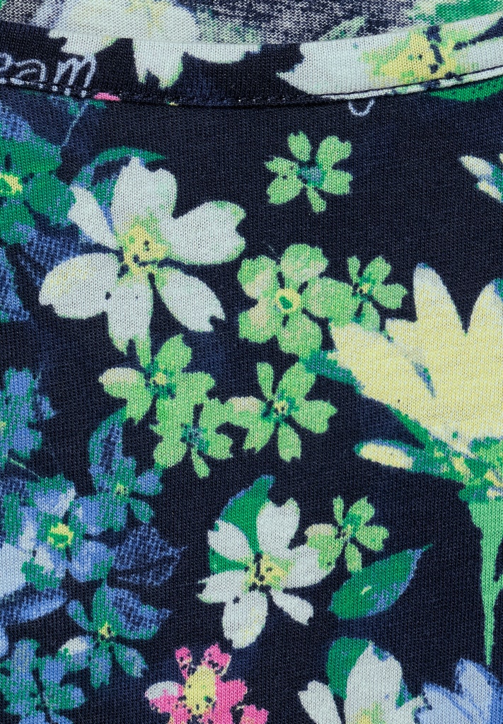 T-Shirt mit Blumenmuster