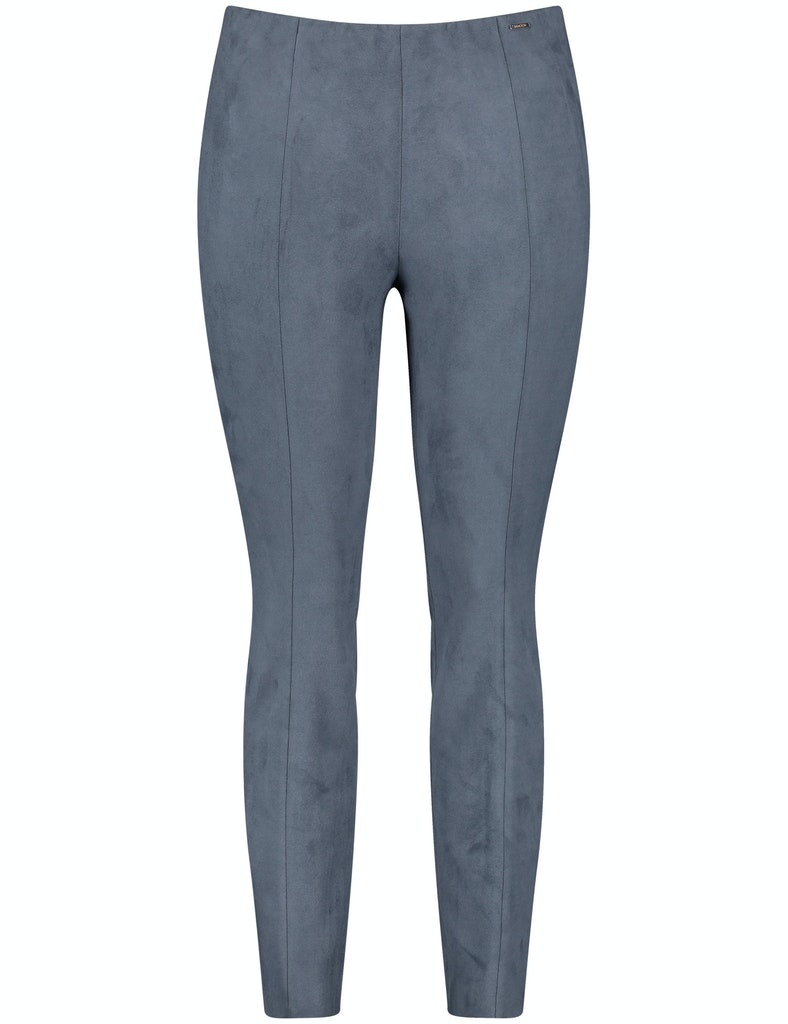 Hose Lucy aus elastischem Velourslederimitat