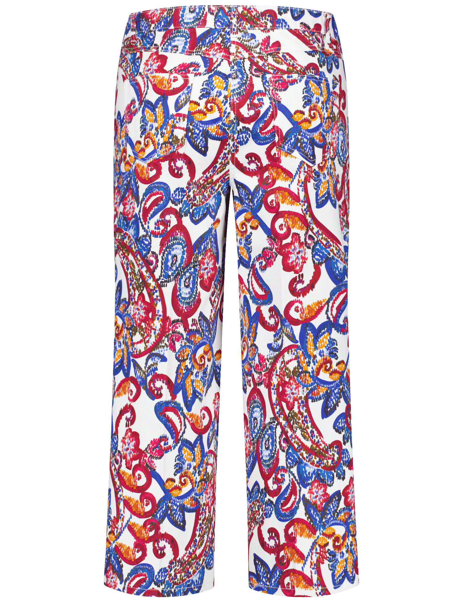 Weite 3/4 Hose mit Pailey-Print Lotta