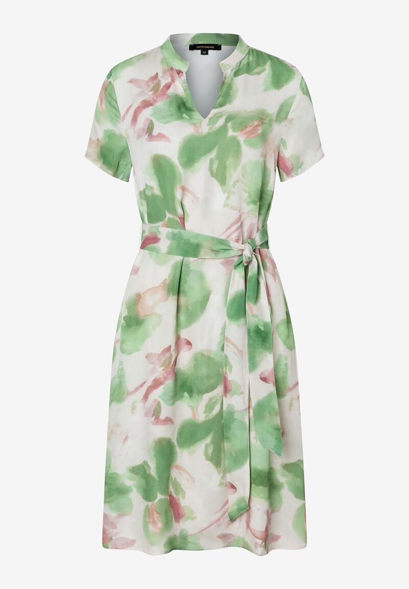 Satinkleid  Flowerprint