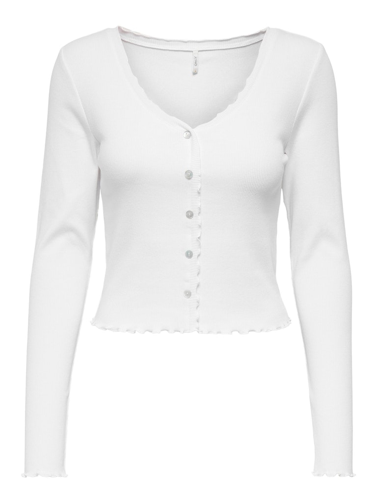 ONLLAILA L/S BUTTON TOP JRS NOOS