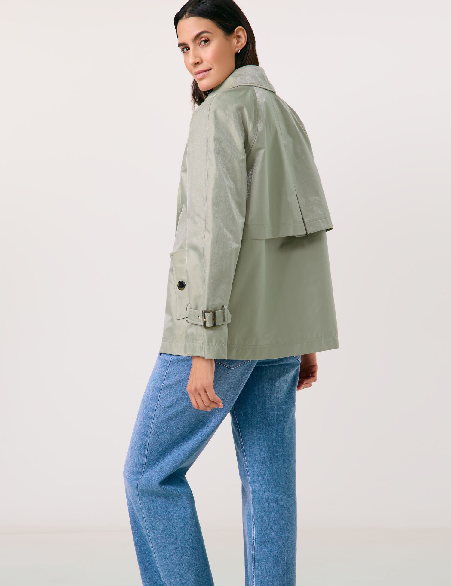 Outdoorjacke mit leichtem Glanz