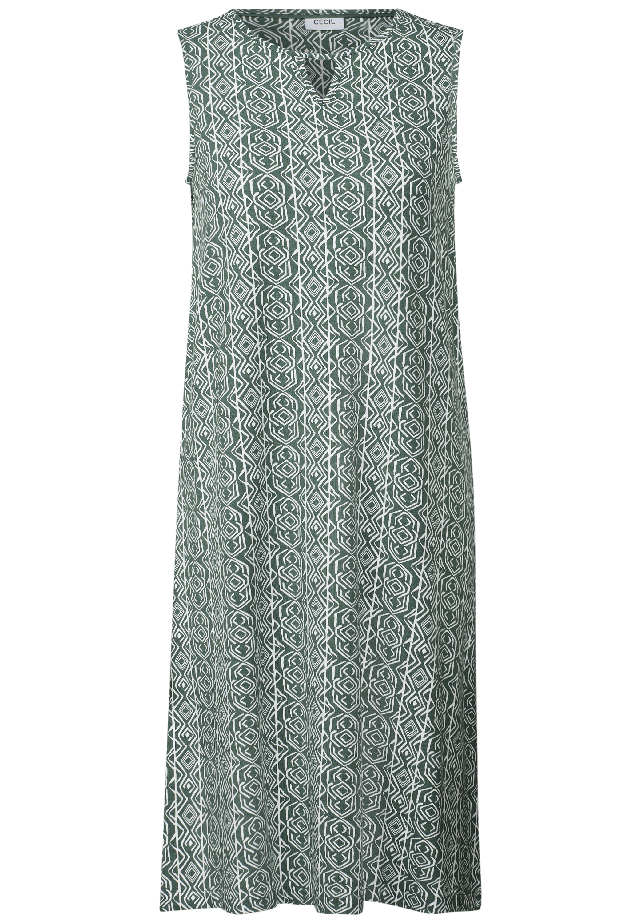 Gemustertes Jersey-Kleid