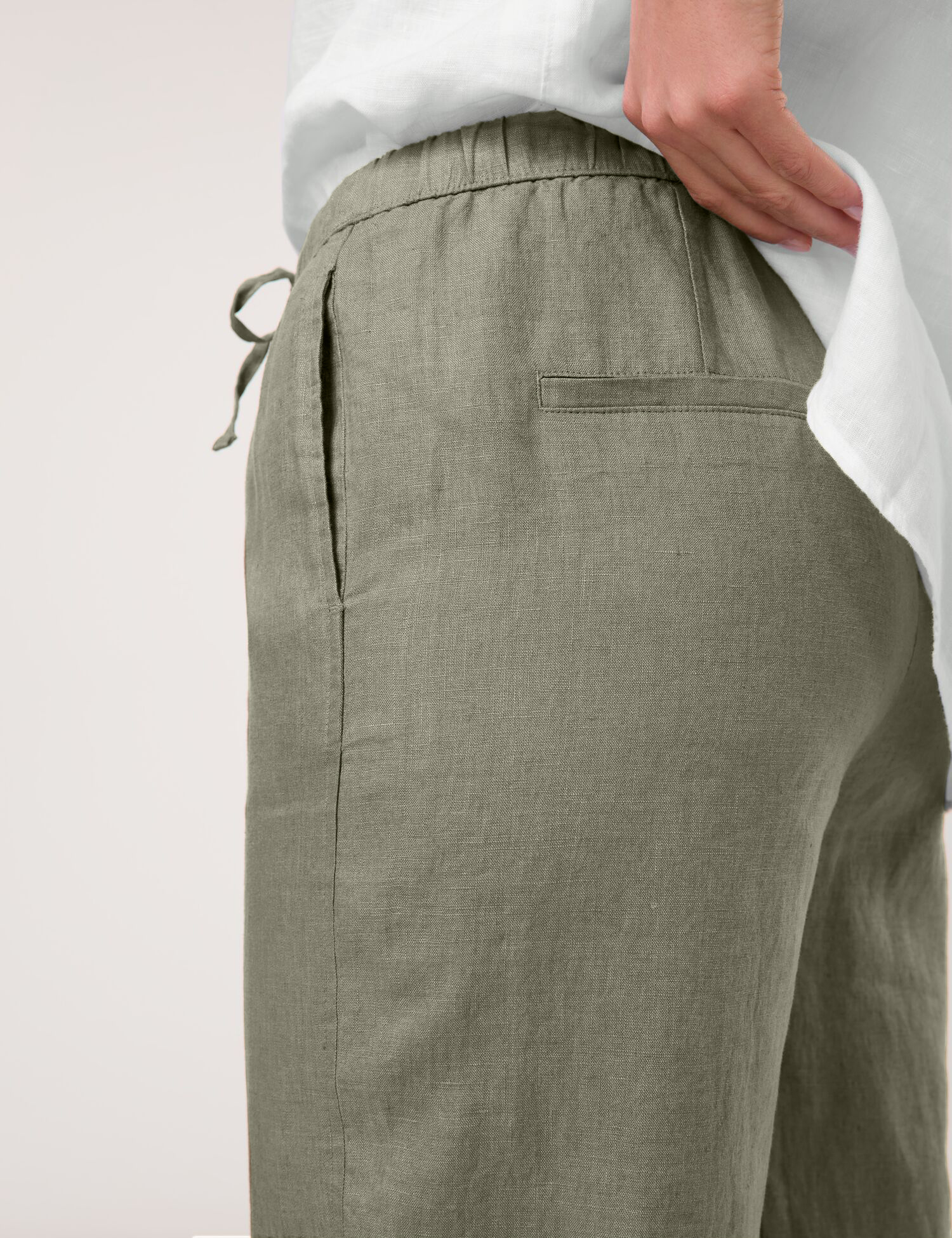 7/8 Schlupfhose aus Leinen
