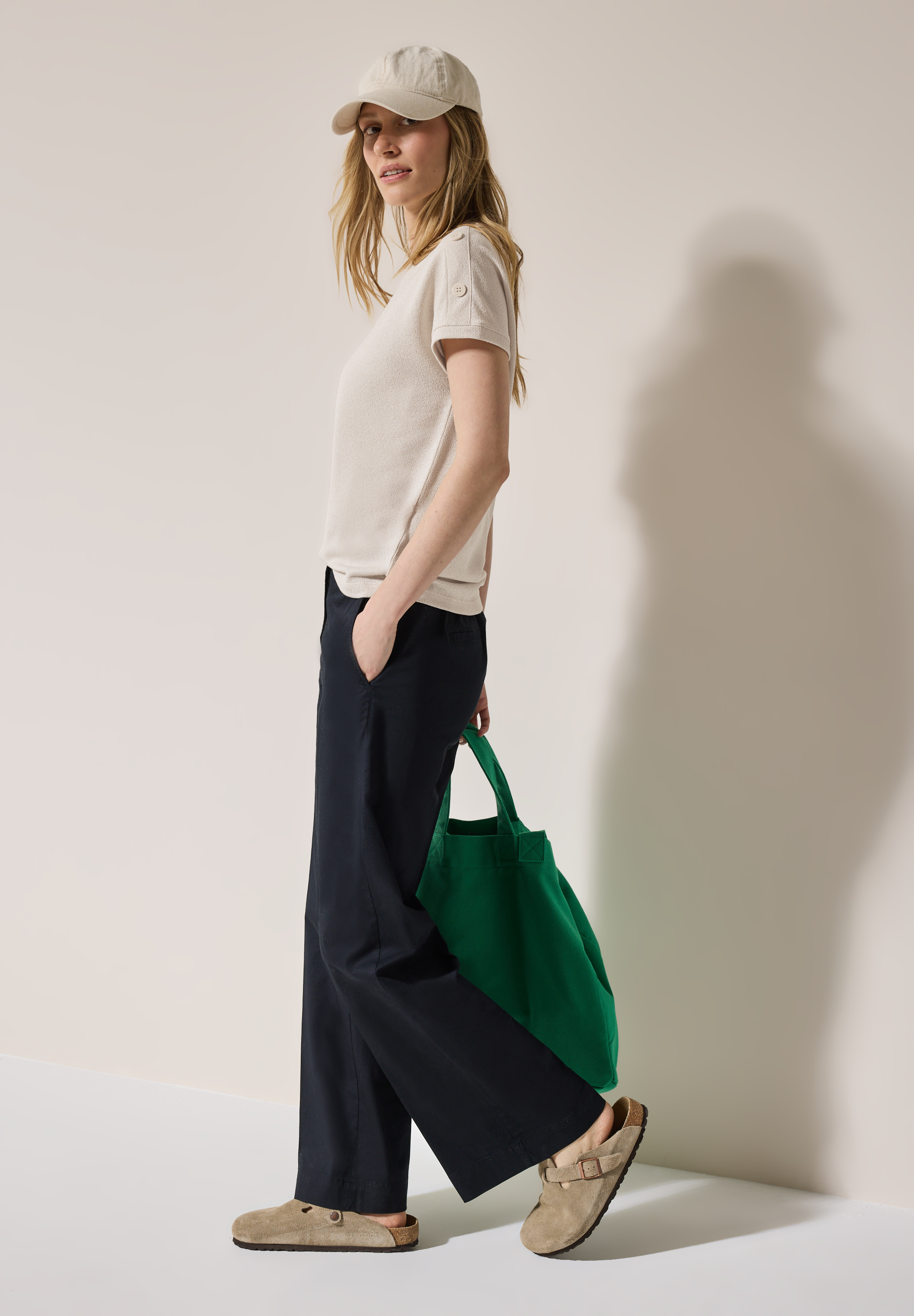 Strukturshirt mit Knöpfen