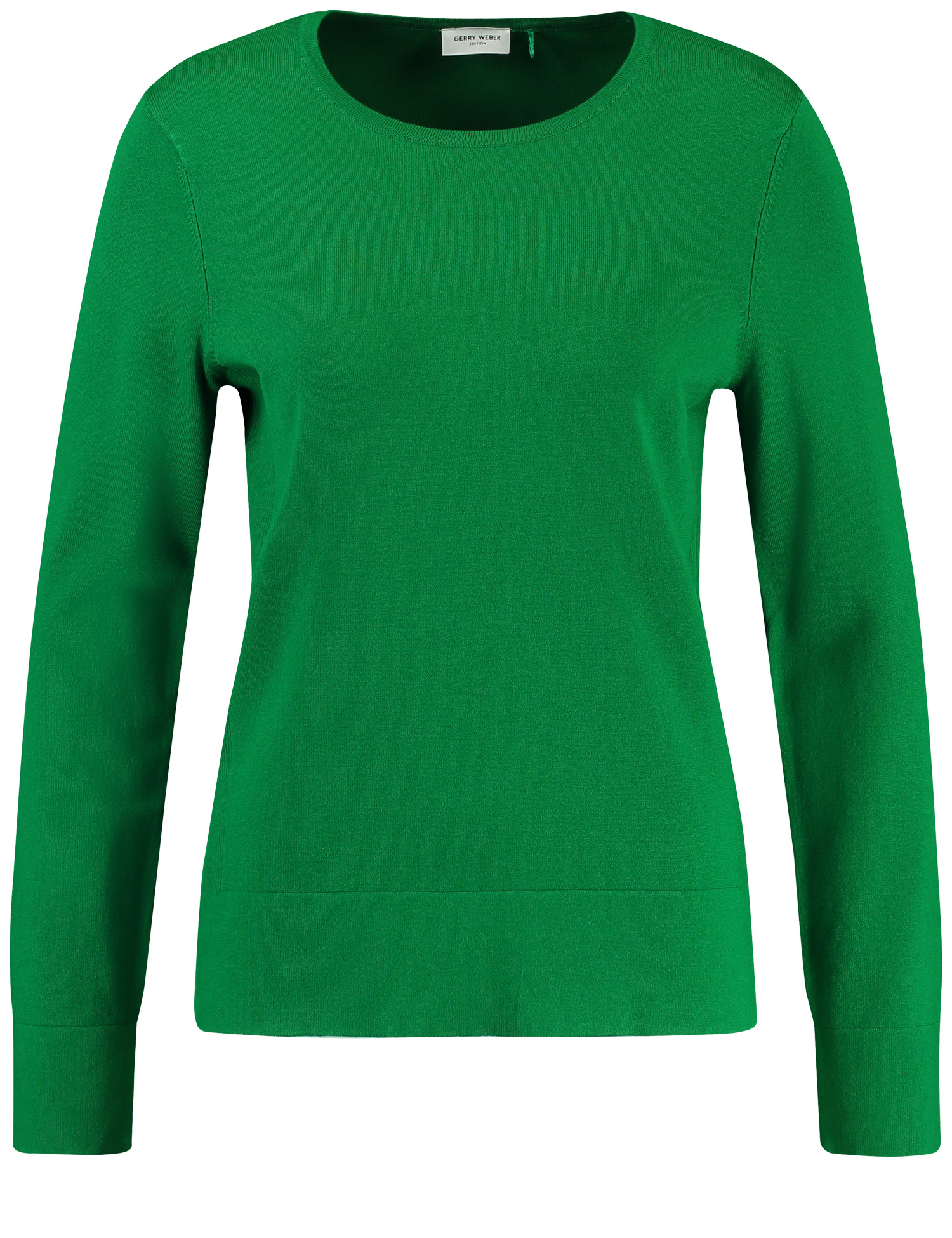 Langarmpullover aus Feinstrick