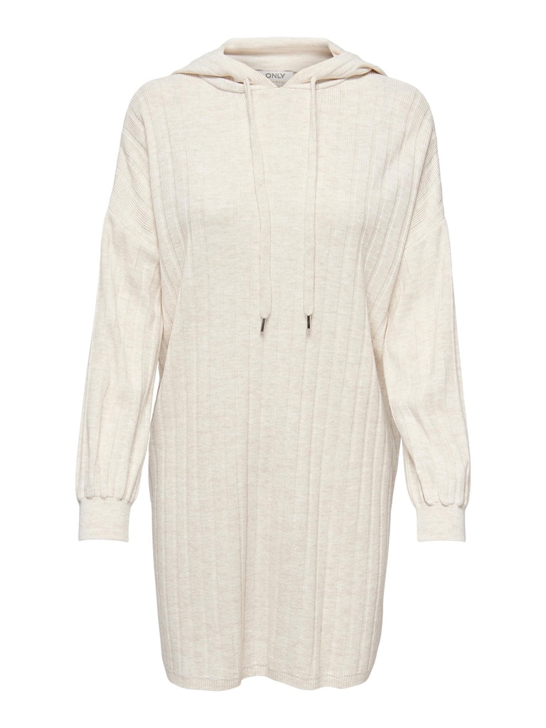 ONLCAREY L/S LONG HOOD DRESS KNT