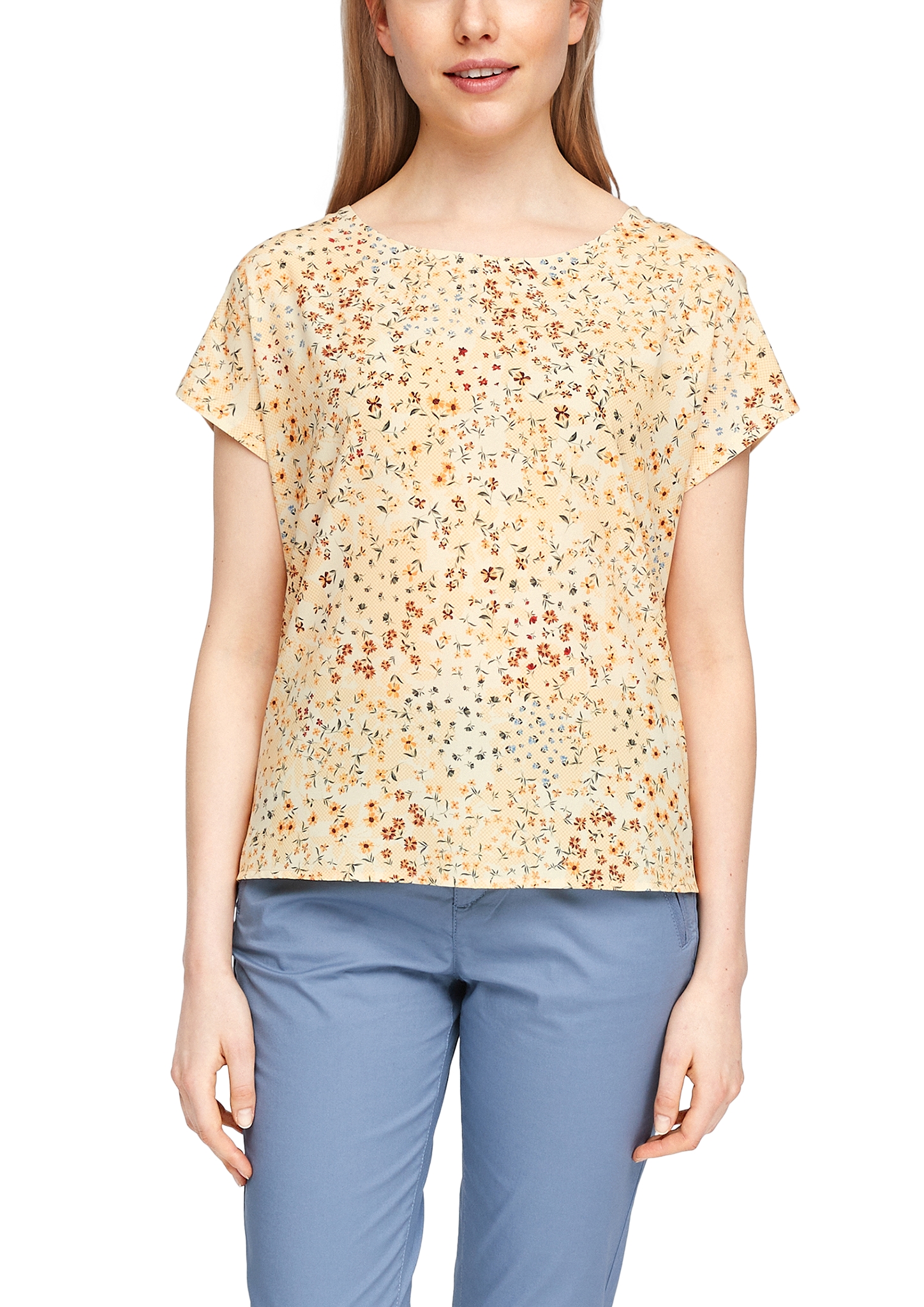 Materialmix-Shirt