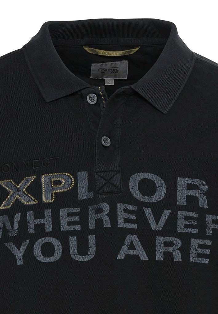 Kurzarm Poloshirt aus Baumwolle