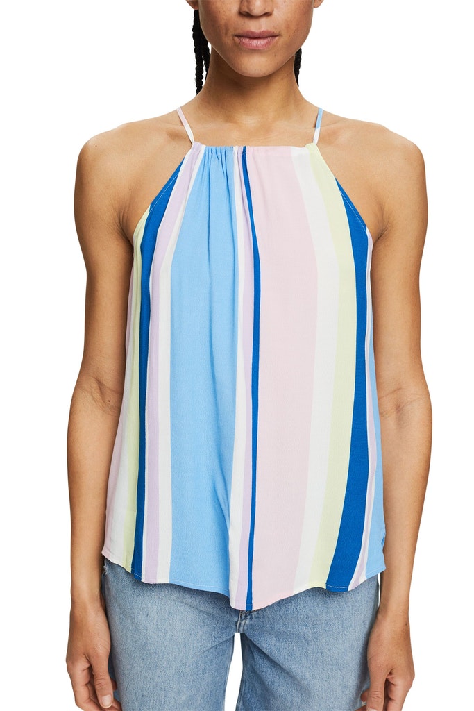 Gestreiftes Neckholder-Top