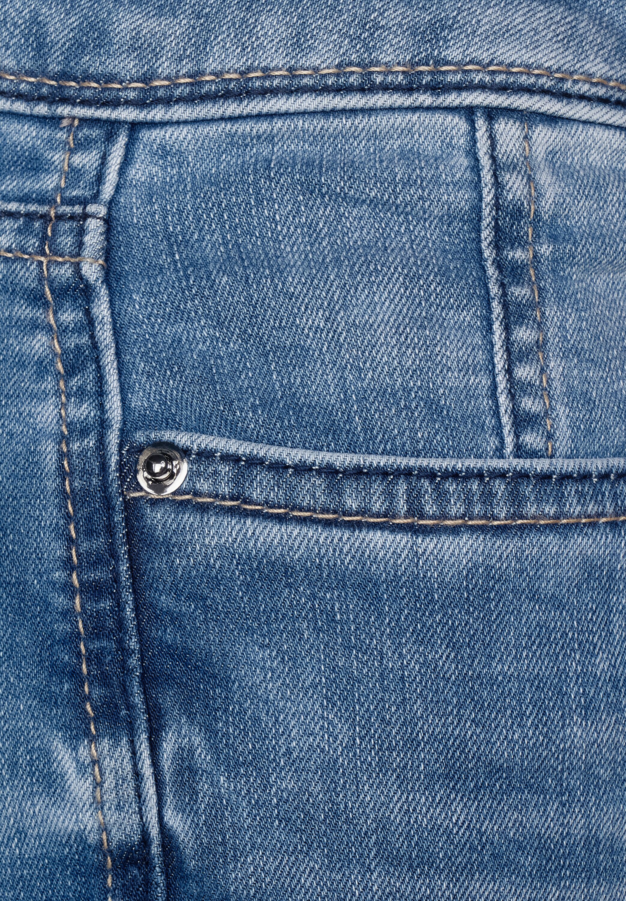 Hellblaue High Waist Denim