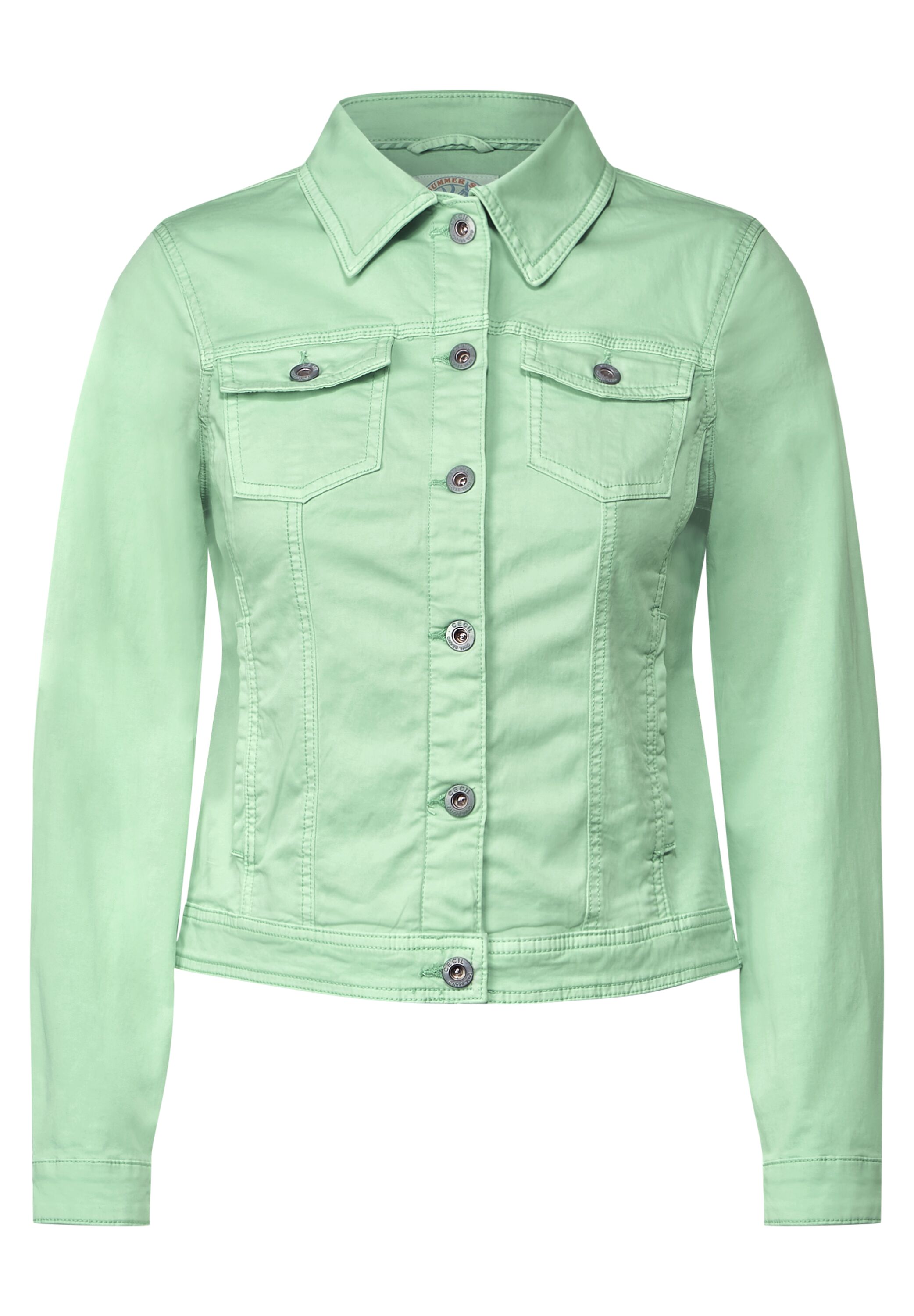 Farbige Jeansjacke